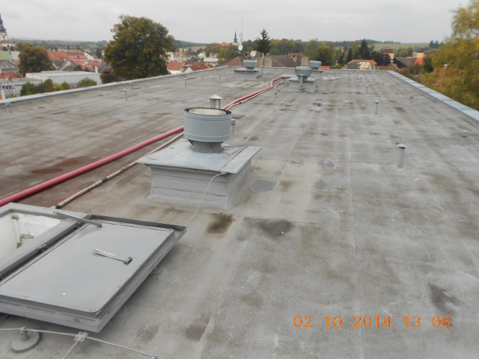 Palackého,Polná - před realizací Oprava střechy