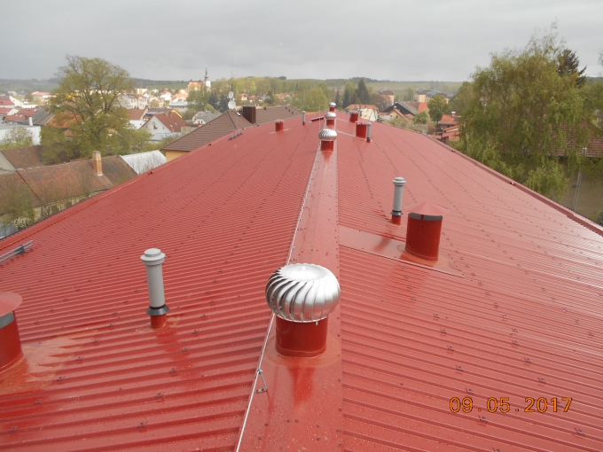 Palackého,Polná - po realizaci Oprava střechy